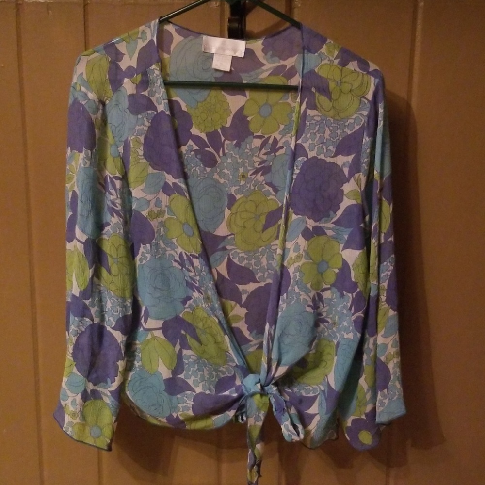 Chiffon Tie up Blouse